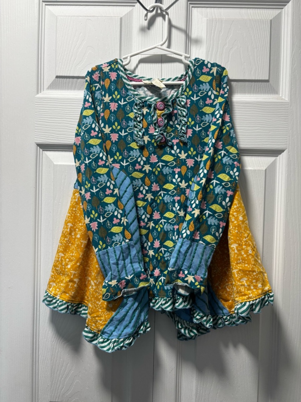 Matilda Jane Girls Make Believe Footpath Tunic Shirt Size 8
